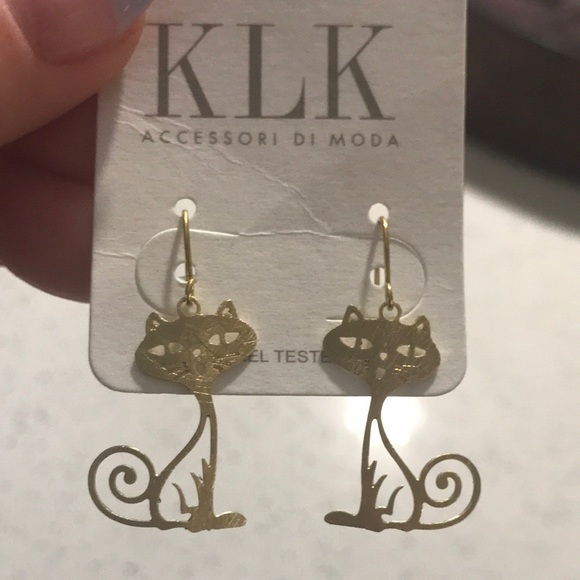 Klk Accessori Di Moda Jewelry Cat Earrings Poshmark